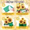 8PCS Sunflower Honeycomb Table Centerpieces – Party Decor & Table Toppers